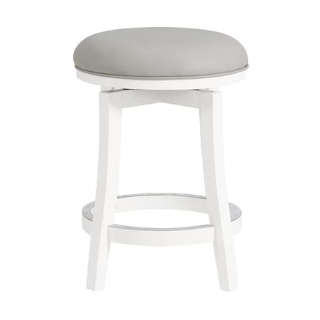 Alaterre Furniture Ellie Counter Height Stool, White ANEL05PDC